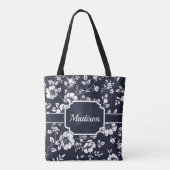 Tote Bag Modèle floral mou (Dos)
