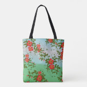 Tote Bag Modèle floral personnalisé (Dos)