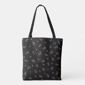 Tote Bag Modèle floral rose volant (Dos)