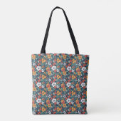 Tote Bag Modèle floral simple (Dos)