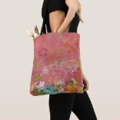 Tote Bag Modèle floral vintage (De près)