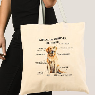 Tote Bag Modèle Funny Labrador Retriever