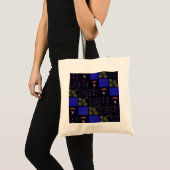 Tote Bag Modèle patchwork du 4 juillet - 4 juillet (Devant (produit))