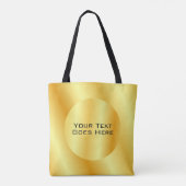 Tote Bag Modèle Personnalisé Élégant Faux Or Revêtement Mét (Dos)