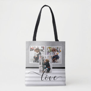 Tote Bag Modèle photo customisé "amour "