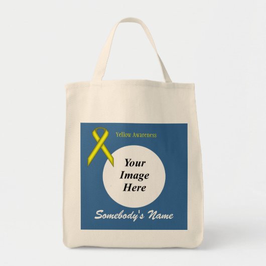 Tote Bag Modèle standard jaune par Kenneth Yoncich (Devant)