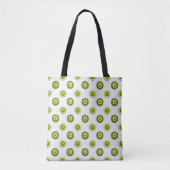 Tote Bag modèle vert de pois (Devant)