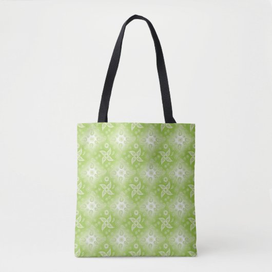 Tote Bag Modèle vert d'été de Paisley (Devant)