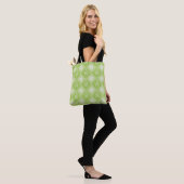 Tote Bag Modèle vert d'été de Paisley (Sur le modèle)