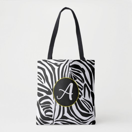 Tote Bag Modèle Zebra (Devant)