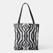 Tote Bag Modèle zèbre sauvage (Dos)