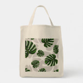 Tote Bag Modern Boho Botanical Leaves Pattern (Dos)