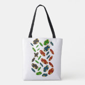Tote Bag "Modern Casino Chips 3D Art Design" (Dos)