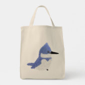 Tote Bag Modern charming belted kingfisher (Dos)