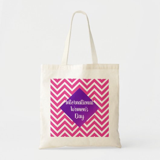 Tote Bag Modern International Womens Day Pink (Devant)