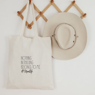 Tote Bag Modern Momlife Quote Funny Motherhood Bag