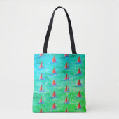 Tote Bag Modern Sailboat (Devant)