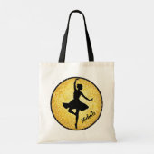 Tote Bag Modern Trendy Ballerina Ballet Dance Personalized  (Dos)