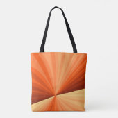 Tote Bag Moderne Abstrait Orange Rouge Vanille Graphique Fr (Dos)