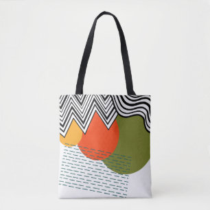 Tote Bag Moderne Abstraite du milieu du siècle