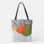 Tote Bag Moderne Abstraite du milieu du siècle (Dos)