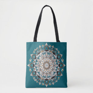 Tote Bag Moderne Celestial Mandala tendance Boho Spirituel