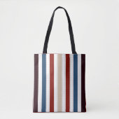 Tote Bag Moderne Chic Rayé (Devant)