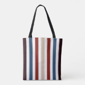 Tote Bag Moderne Chic Rayé (Dos)