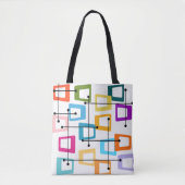 Tote Bag Moderne du milieu du siècle atomique (Devant)