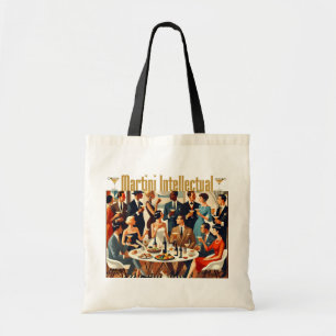 Tote Bag Moderne du Milieu du Siècle Les Intellectuels Mart