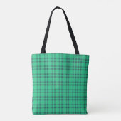 Tote Bag Moderne élégant coche verte (Dos)