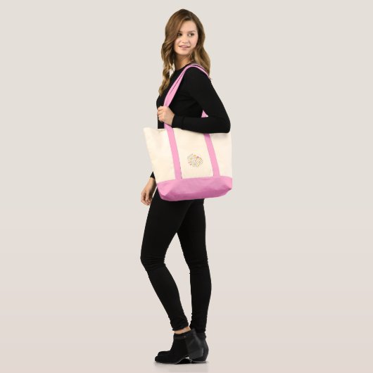 Tote Bag Moderne Fleurs Fleurs Fleurs Fleurs Faisals Design (Devant (modèle))