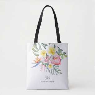 Tote Bag Moderne Floral Tropical Monstera