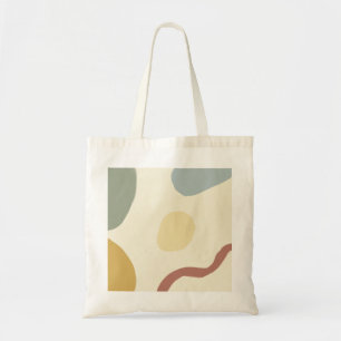 Tote Bag Moderne Géométrie couleurs pastel simples