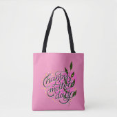 Tote Bag Moderne Joyeuse Fête des Mères (Devant)