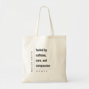 Tote Bag Moderne minimaliste simple infirmière soins de san