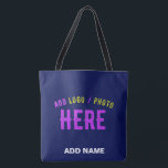 TOTE BAG MODERNE MODERNE ET MODERNE MARINE BLEUE VÉRIFIÉE M<br><div class="desc">VOUS POUVEZ CHANGER,  REDIMENSIONNER OU AJOUTER LOGO,  PHOTO,  TEXTE ET COULEURS COMME VOUS LE SOUHAITEZ.MERCI.</div>