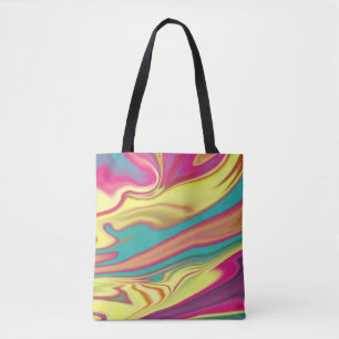 Tote Bag Moderne simple en marbre texture granite coulée li