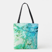 Tote Bag Moderne tendance Abstrait rose rouge violet bleu v (Dos)