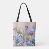 Tote Bag Moderne tendance Floral Abstrait (Dos)