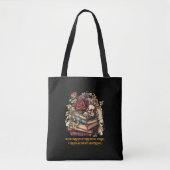 Tote Bag Modifier le texte, les livres gothiques et le devi (Devant)