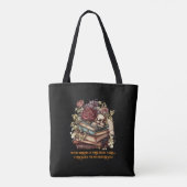 Tote Bag Modifier le texte, les livres gothiques et le devi (Dos)