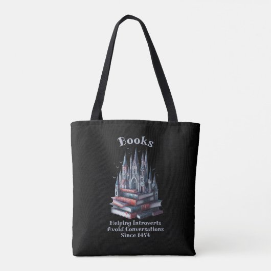 Tote Bag Modifier Le Texte, Livres Aidant Les Introvertis À (Dos)
