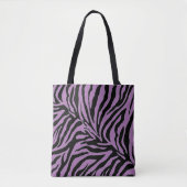 Tote Bag modifier le zèbre couleur arrière - plan (Devant)