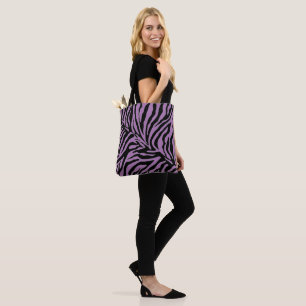 Tote Bag modifier le zèbre couleur arrière - plan