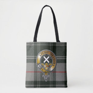 Tote Bag Moffat Tartan & Badge