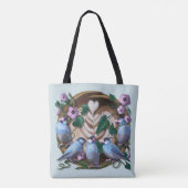 Tote Bag Moineaux de Java, Café de Java (Dos)
