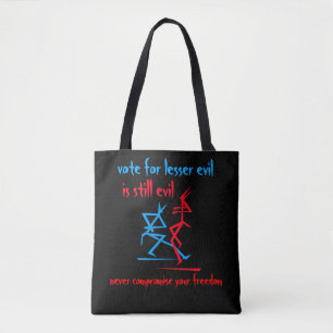 Tote Bag Moins malin (noir) Fourre-tout