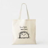 Tote Bag Moins parler plus de tactiques (Dos)