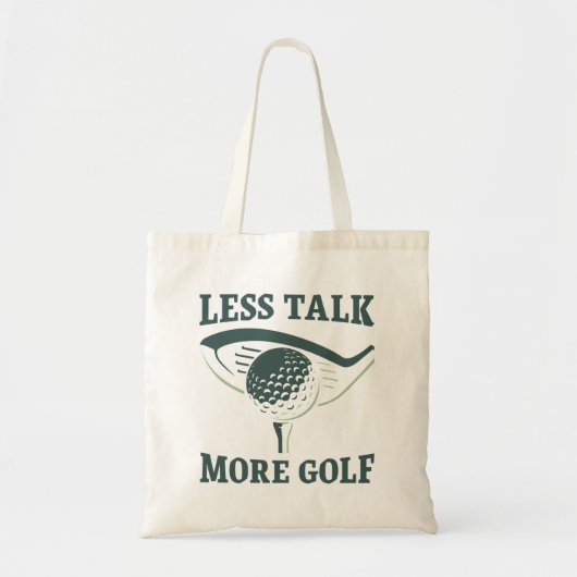Tote Bag Moins Parlez Plus Golf (Devant)
